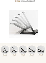 Load image into Gallery viewer, Portable Book Stands, Reading Book Holder, Laptop & iPad Stand