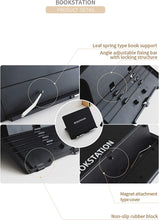 Load image into Gallery viewer, Portable Book Stands, Reading Book Holder, Laptop & iPad Stand