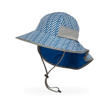 Load image into Gallery viewer, SUNDAY AFTERNOONS - KIDS PLAY HAT - BLUE ELEC STRIP