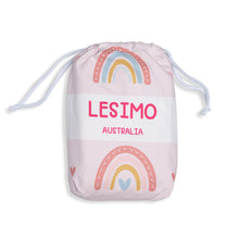 Load image into Gallery viewer, Lesimo Sand Free Kids Hooded Towel - Rainbow
