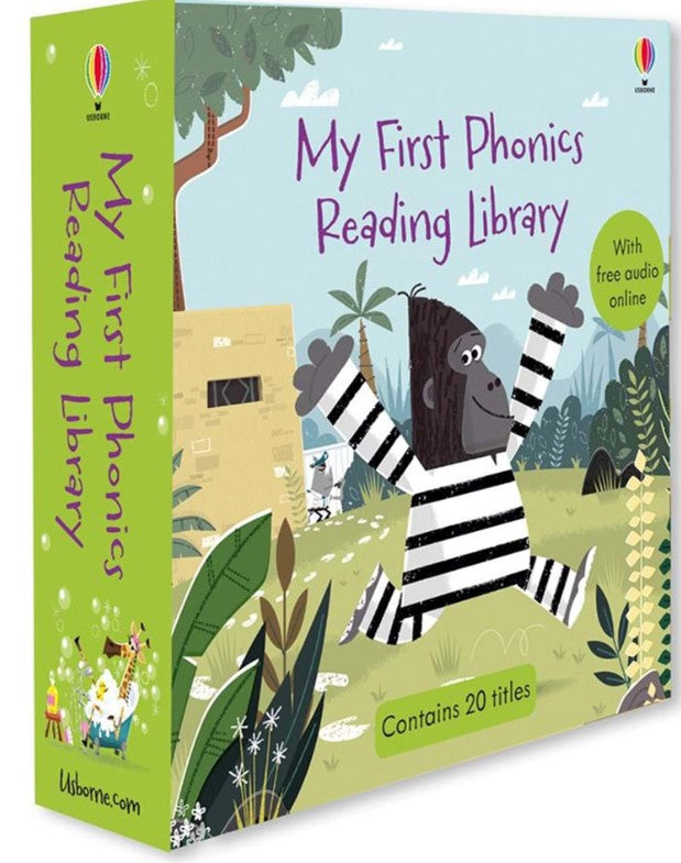 Usborne My First Phonics Reading Library 20-Book Set