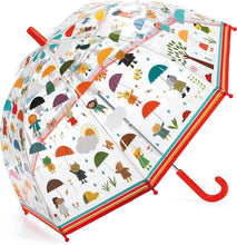 Load image into Gallery viewer, Djeco Kids Umbrella - Under The Rain
