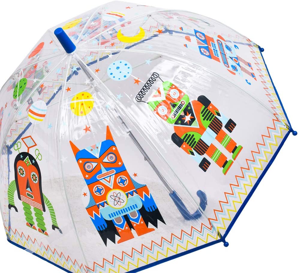 Umbrella Ribit Djeco Kids Umbrella - Robot – Ten Palm Trees