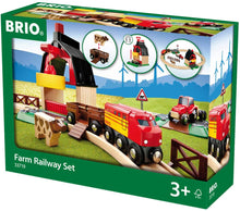 Load image into Gallery viewer, Brio 33719 Farm Railway Set, 20 Pieces Train Set
