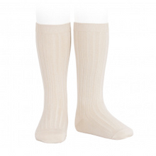 Load image into Gallery viewer, Basic rib knee high socks - 304Linen
