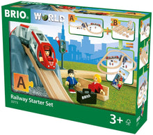 Load image into Gallery viewer, BRIO 33773 Railway Starter Set A, 26 Pieces Train Set
