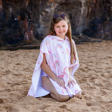 Load image into Gallery viewer, Lesimo Sand Free Kids Hooded Towel - Rainbow
