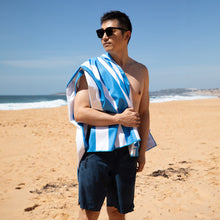 Load image into Gallery viewer, Lesimo Sand Free Beach Towel - Santorini Blue
