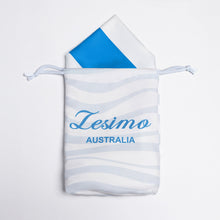Load image into Gallery viewer, Lesimo Sand Free Beach Towel - Santorini Blue
