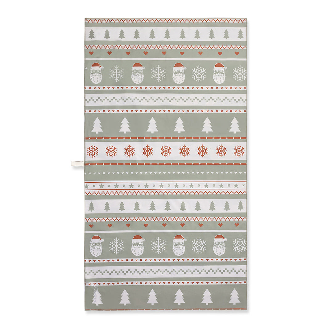 Lesimo Sand Free Beach Towel - Merry Christmas